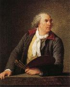 Portrait of the Painter Hubert Robert, Elisabeth-Louise Vigee-Lebrun